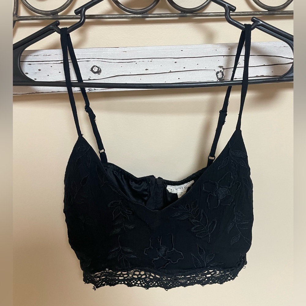 Pac Sun L.A. Hearts Brand black crop top/bralette. Size small. - Picture 1 of 6
